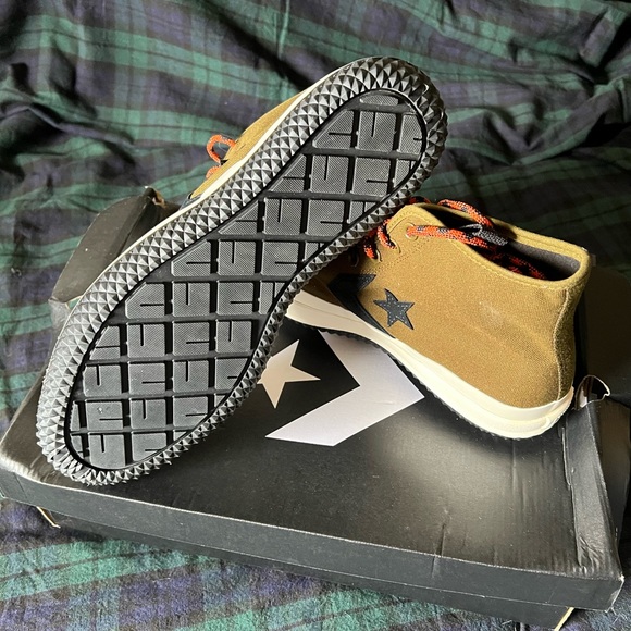 NIB Converse Bosey MC Hi Men’s 12 Surplus Olive/Campfire Orange - Perfect! - Picture 2 of 5